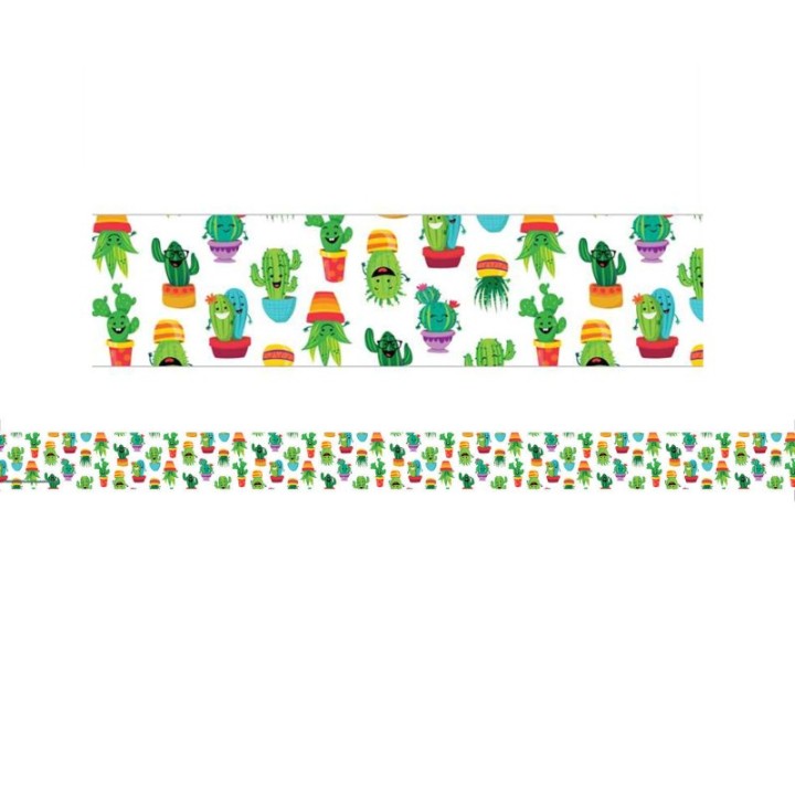 Eureka® A Sharp Bunch Tossed Pattern Deco Trim®, 37 Feet