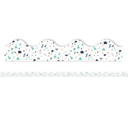 Eureka® Simply Sassy White Terrazzo Deco Trim®, 37 Feet