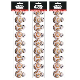 Eureka® Star Wars™ BB-8 Extra Wide Die-Cut Deco Trim®, 37 Feet Per Pack, 3 Packs