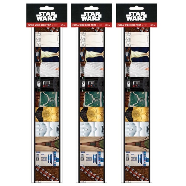 Eureka® Star Wars™ Extra Wide Deco Trim®, 37 Feet Per Pack, 3 Packs