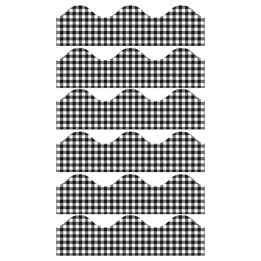 Eureka® Gingham Extra Wide Deco Trim®, 37 Feet Per Pack, 6 Packs
