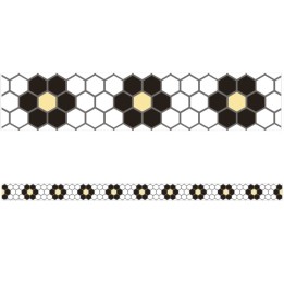 Eureka® The Hive Floral Mosaic Deco Trim®, 37 Feet