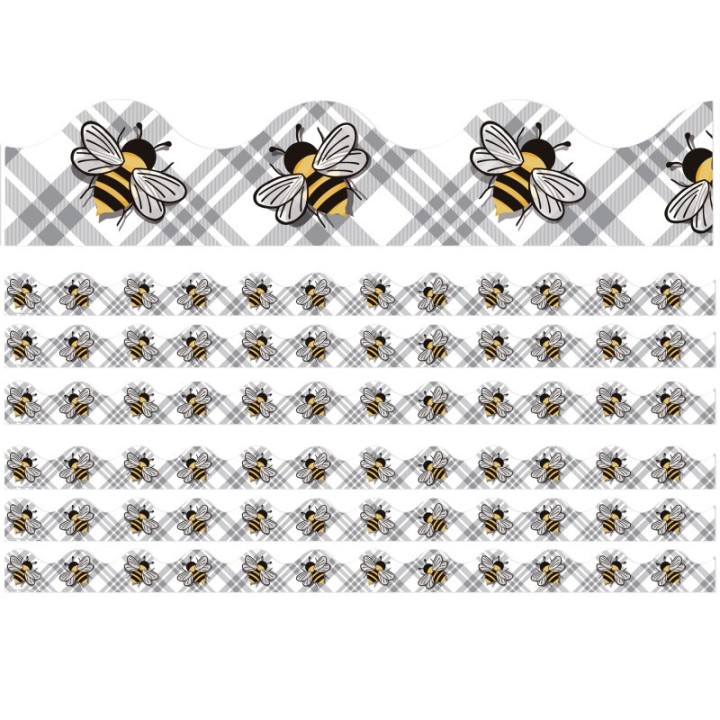 Eureka® The Hive Bees Deco Trim®, 37 Feet Per Pack, 6 Packs