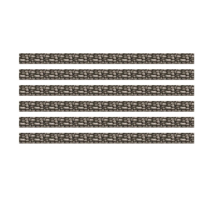 Eureka® Curiosity Garden Stone Wall Deco Trim®, 37 Feet Per Pack, 6 Packs