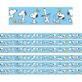 Eureka® Snoopy Lineup Deco Trim®, 37 Feet Per Pack, 6 Packs