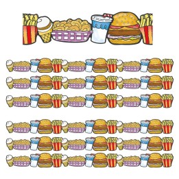 Eureka® Fast Food Deco Trim - Extra Wide, 37 Feet Per Pack, 6 Packs