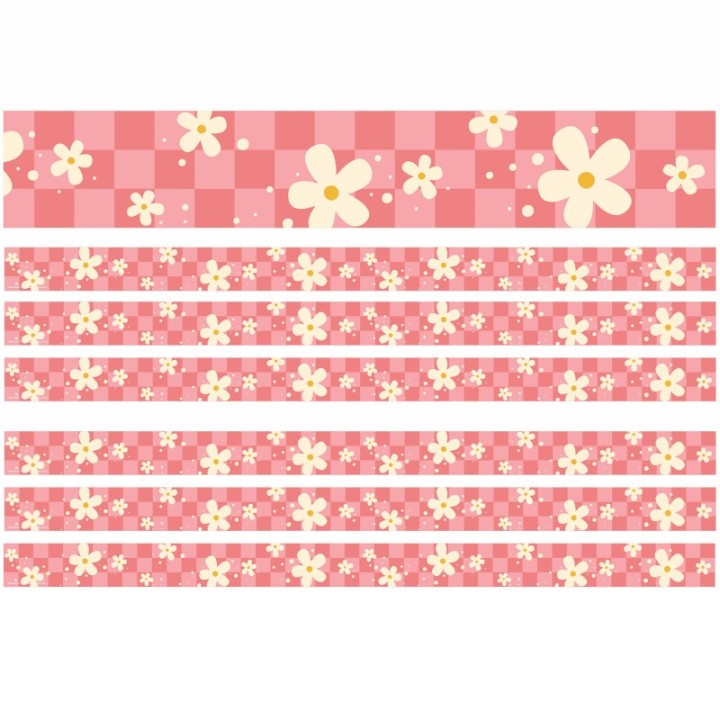 Eureka® Flower Power Deco Trim, 37 Feet Per Pack, 6 Packs