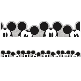 Eureka® Mickey Mouse® Throwback Peeking Mickeys Extra Wide Deco Trim®, 37 Feet
