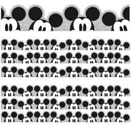 Eureka® Mickey Mouse® Throwback Peeking Mickeys Extra Wide Deco Trim®, 37 Feet Per Pack, 3 Packs