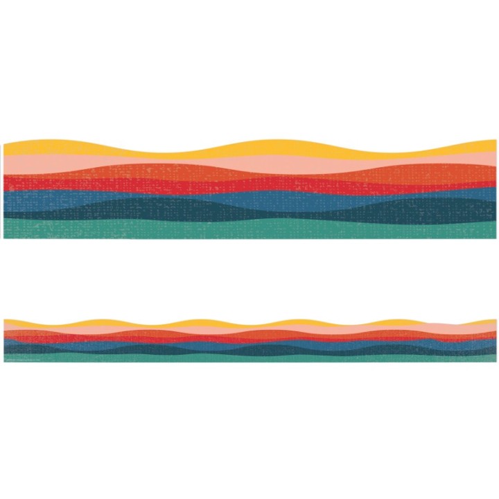 Eureka® Adventurer Golden Hour Extra Wide Deco Trim®, 37 Feet