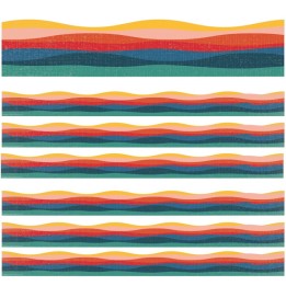 Eureka® Adventurer Golden Hour Extra Wide Deco Trim®, 37 Feet Per Pack, 6 Packs