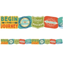 Eureka® Adventurer Badges Extra Wide Deco Trim®, 37 Feet