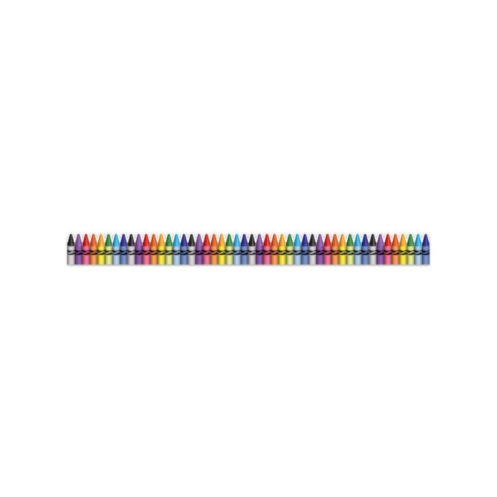 Eureka® Crayola® Crayons Extra Wide Deco Trim®, 37 Feet