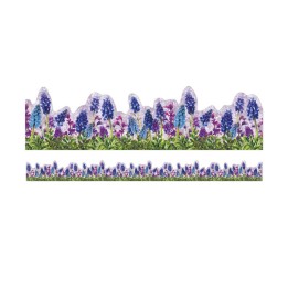 Eureka® Curiosity Garden Die-Cut Floral Extra Wide Deco Trim®, 37 Feet