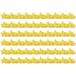 Eureka® Stars Extra Wide Deco Trim®, 37 Feet Per Pack, 6 Packs