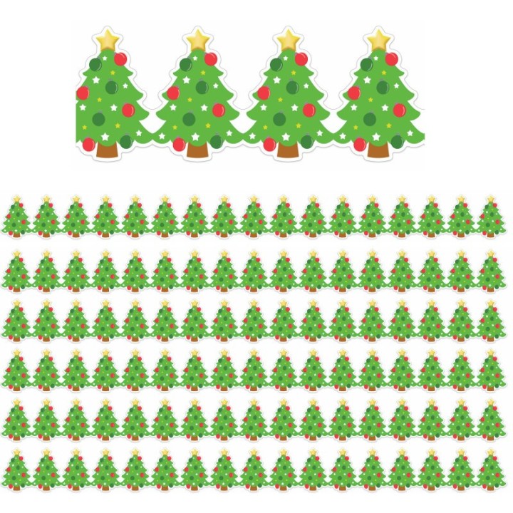 Eureka® Christmas Tree Extra Wide Deco Trim®, 37 Feet Per Pack, 6 Packs