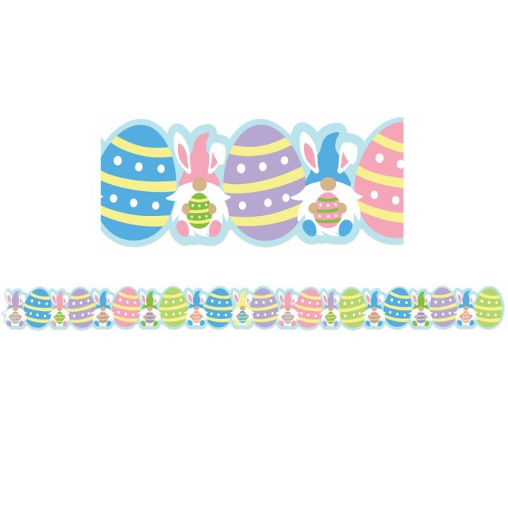 Eureka® Easter Gnomes Extra Wide Deco Trim®, 37 Feet