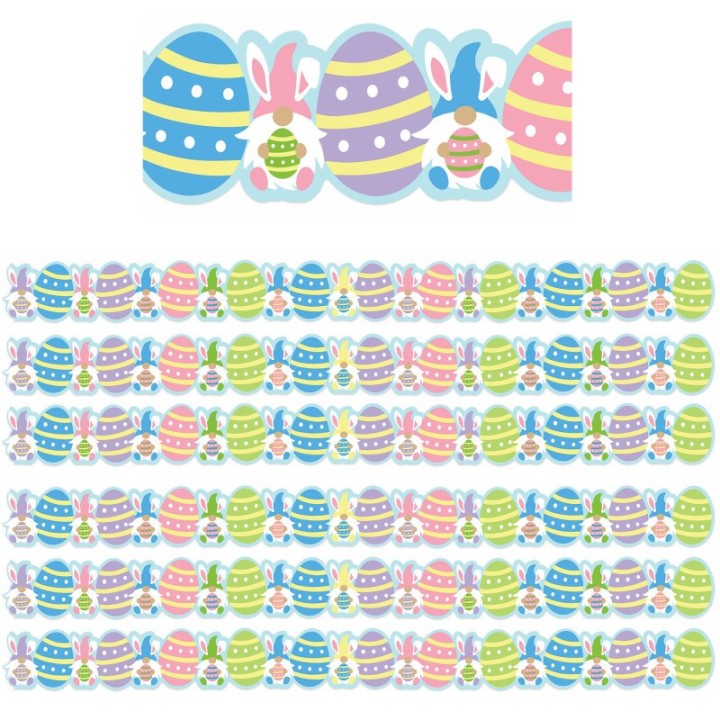 Eureka® Easter Gnomes Extra Wide Deco Trim®, 37 Feet Per Pack, 6 Packs