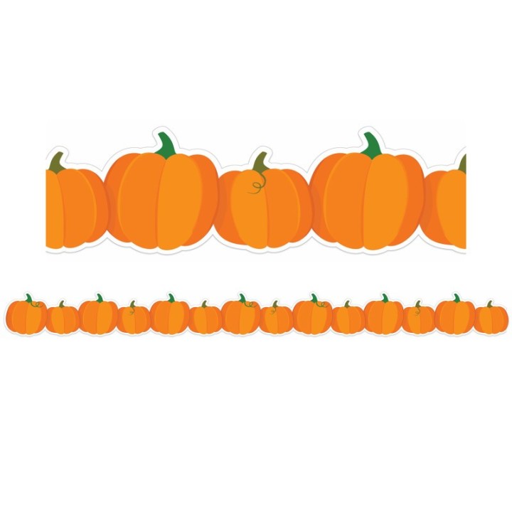 Eureka® Pumpkins Extra Wide Deco Trim®, 37 Feet