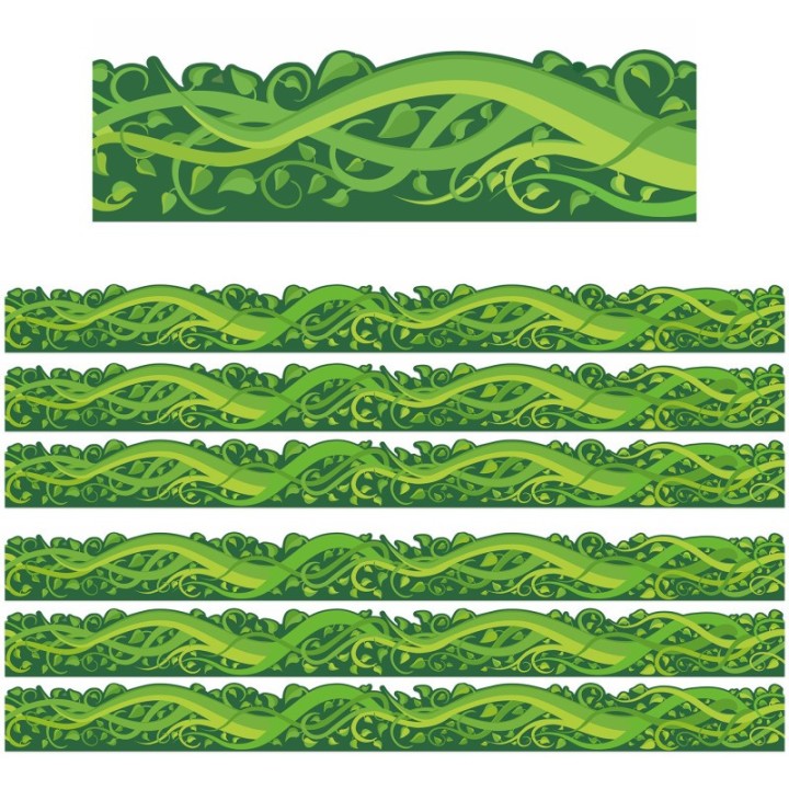 Eureka® Once Upon A Dream Vines Extra Wide Die-Cut Deco Trim®, 37 Feet Per Pack, 6 Packs