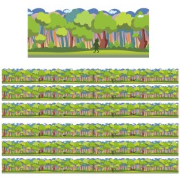 Eureka® Once Upon A Dream Forest Extra Wide Die-Cut Deco Trim®, 37 Feet Per Pack, 6 Packs