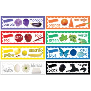Eureka® Colors Mini Bulletin Board Set, English-Spanish