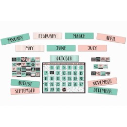 Eureka® Simply Sassy Calendar Bulletin Board Set, 83 Pieces