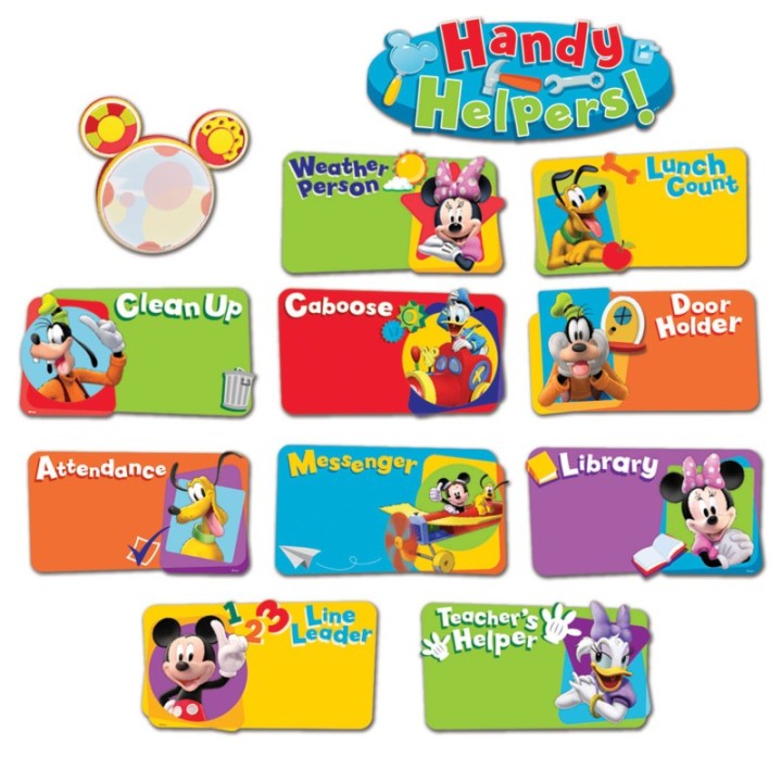 Eureka® Mickey Mouse Clubhouse® Handy Helpers Job Chart Mini Bulletin Board Set