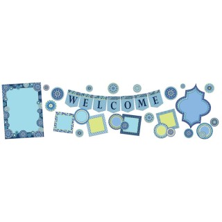 Eureka® Blue Harmony Welcome Bulletin Board Sets