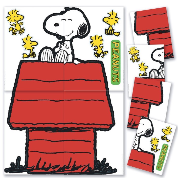 Eureka® Giant Character Snoopy and Dog House Bulletin Board Set
