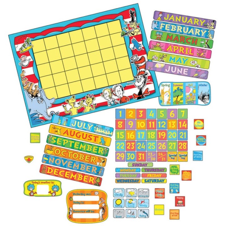 Eureka® Dr. Seuss™ Calendar Bulletin Board Set