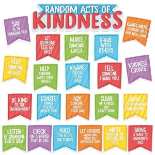 Eureka® A Teachable Town Random Acts of Kindness Mini Bulletin Board Set