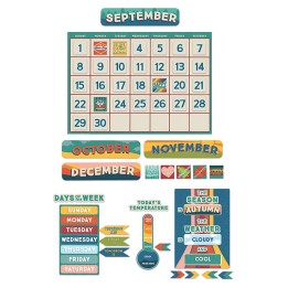 Eureka® Adventurer Calendar Bulletin Board Set