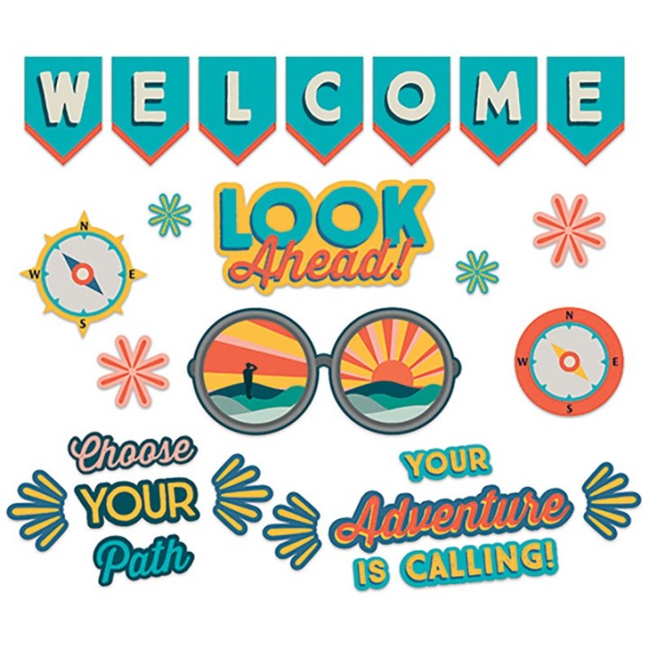 Eureka® Adventurer Look Ahead Welcome Bulletin Board Set