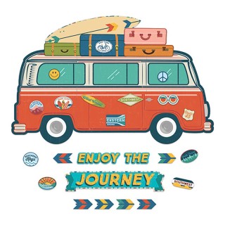 Eureka® Adventurer Enjoy the Journey Giant Van Bulletin Board Set