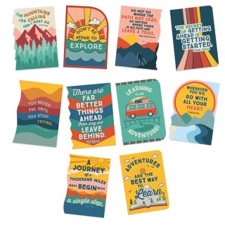 Eureka® Adventurer Die-Cut Poster Set Bulletin Board Set