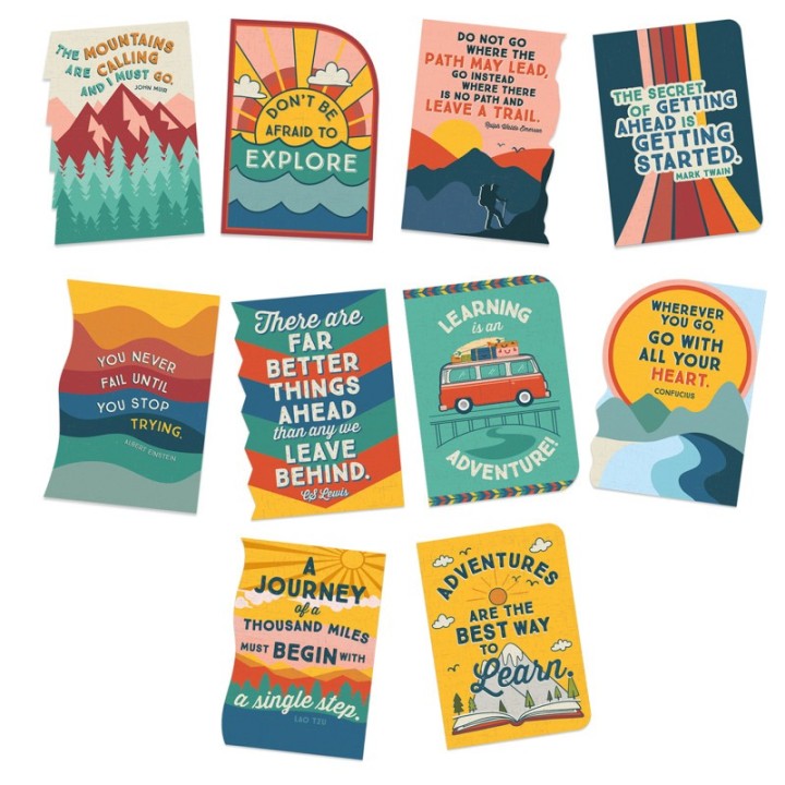 Eureka® Adventurer Die-Cut Poster Set Bulletin Board Set