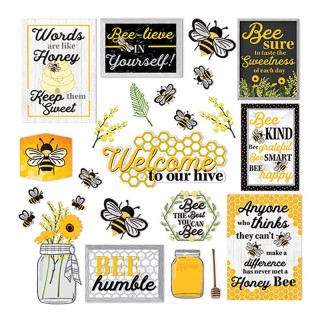 Eureka® The Hive Motivational Gallery Wall Bulletin Board Set