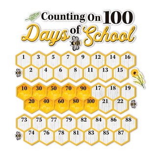 Eureka® The Hive 100 Days Mini Bulletin Board Set