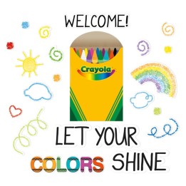 Eureka® Crayola® Let Your Colors Shine Bulletin Board Set