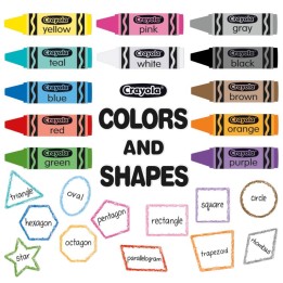 Eureka® Crayola® Colors & Shapes Bulletin Board Set
