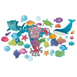 Eureka® Seas the Day Bulletin Board Set, 42 Pieces