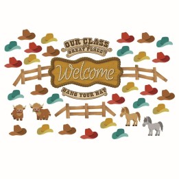 Eureka® Wild Wild Classroom Welcome Bulletin Board Set, 69 Pieces