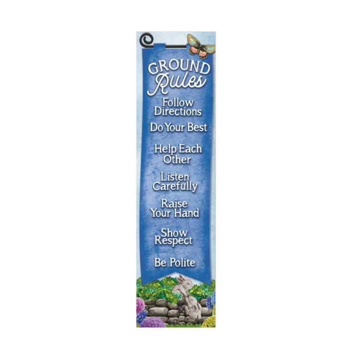 Eureka® Curiosity Garden - Ground Rules Vertical Banner