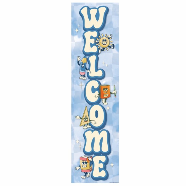 Eureka® S'Cool Era Classroom Banner, 12" x 45"