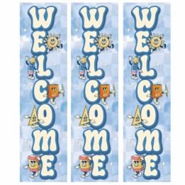 Eureka® S'Cool Era Classroom Banner, 12" x 45", Pack of 3