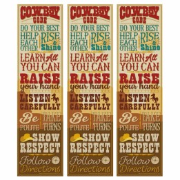 Eureka® Wild Wild Classroom Banner, 12" x 45", Pack of 3