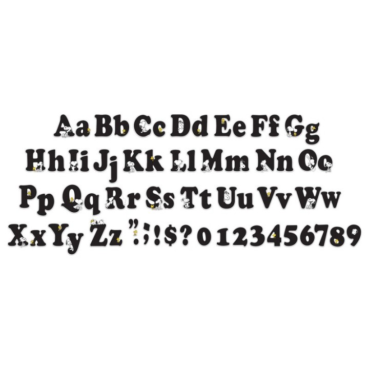 Eureka® Peanuts® Deco Letters, Pack of 210