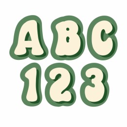 Eureka® S'Cool Era Deco Letters Deco Letters, 181 Characters