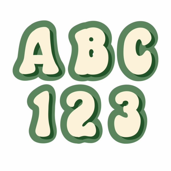 Eureka® S'Cool Era Deco Letters Deco Letters, 181 Characters